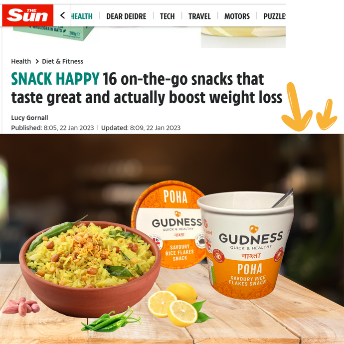 Gudness Poha featured in The Sun newspaper