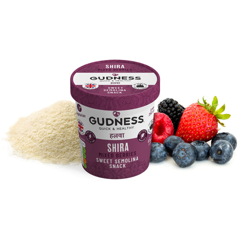 Gudness Shira/Halwa Mixed Berries (x 8 Pots)